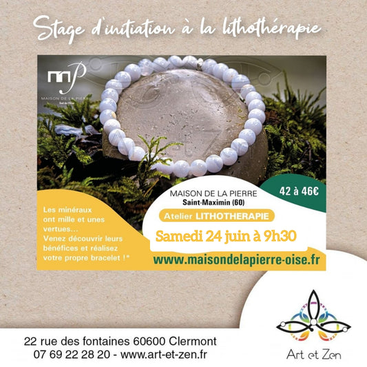 Atelier d'initiation à la lithothérapie - Samedi 24/06/2023