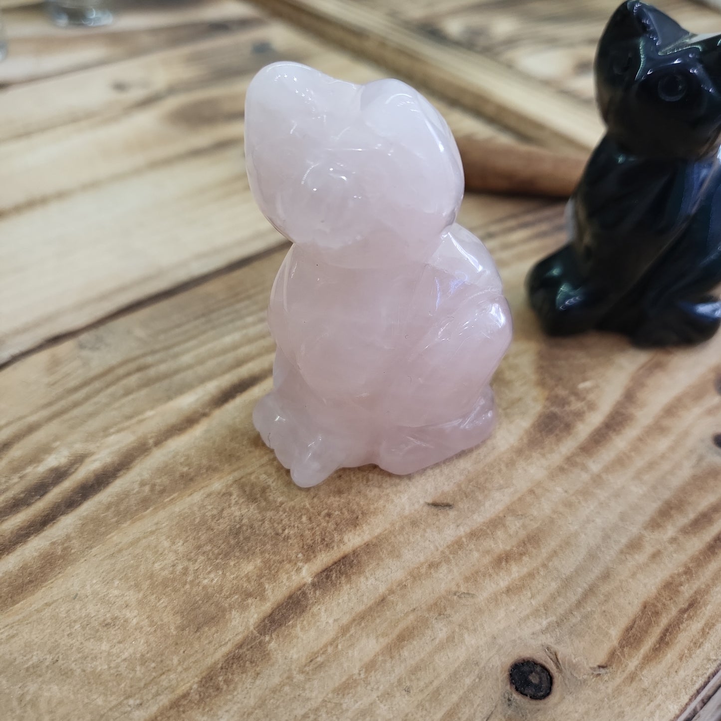 Figurines Amethyste / Obsidienne / Oeil de Tigre / Quartz Rose