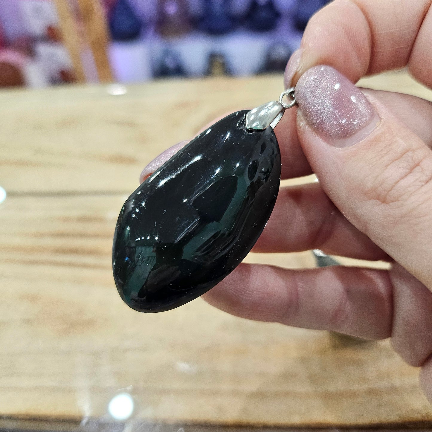 Pendentif Obsidienne Oeil Céleste