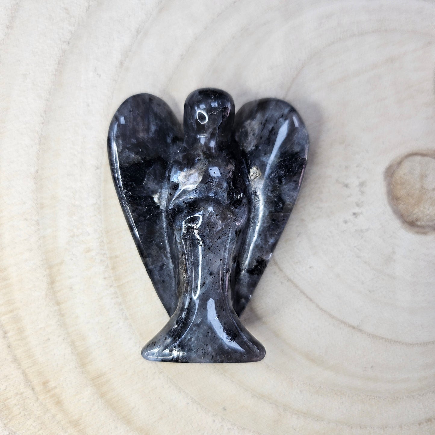 Anges Quartz rose / Angélite / Rhodonite / Lapis Lazuli / Larvikite / Cristal de ROche