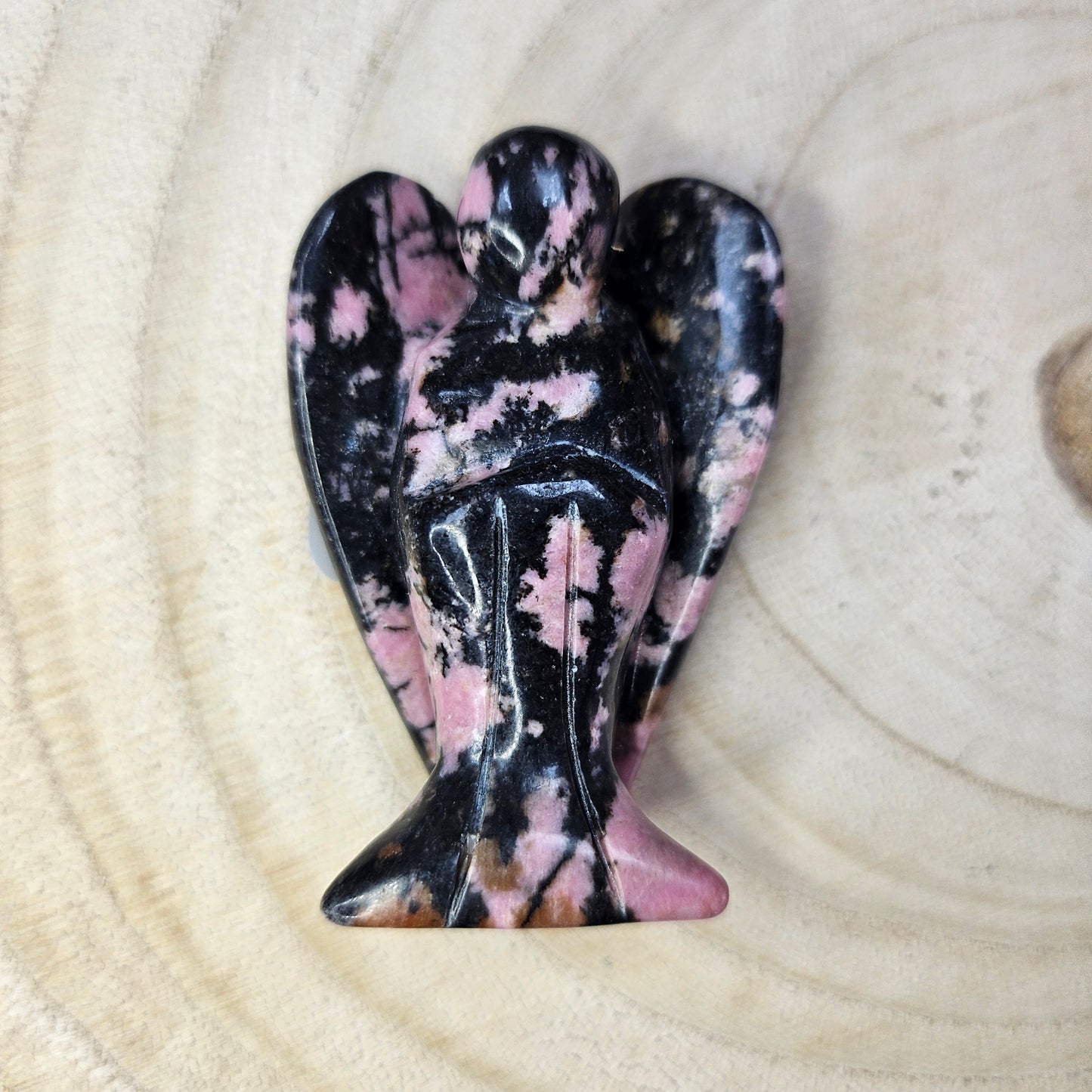 Anges Quartz rose / Angélite / Rhodonite / Lapis Lazuli / Larvikite / Cristal de ROche