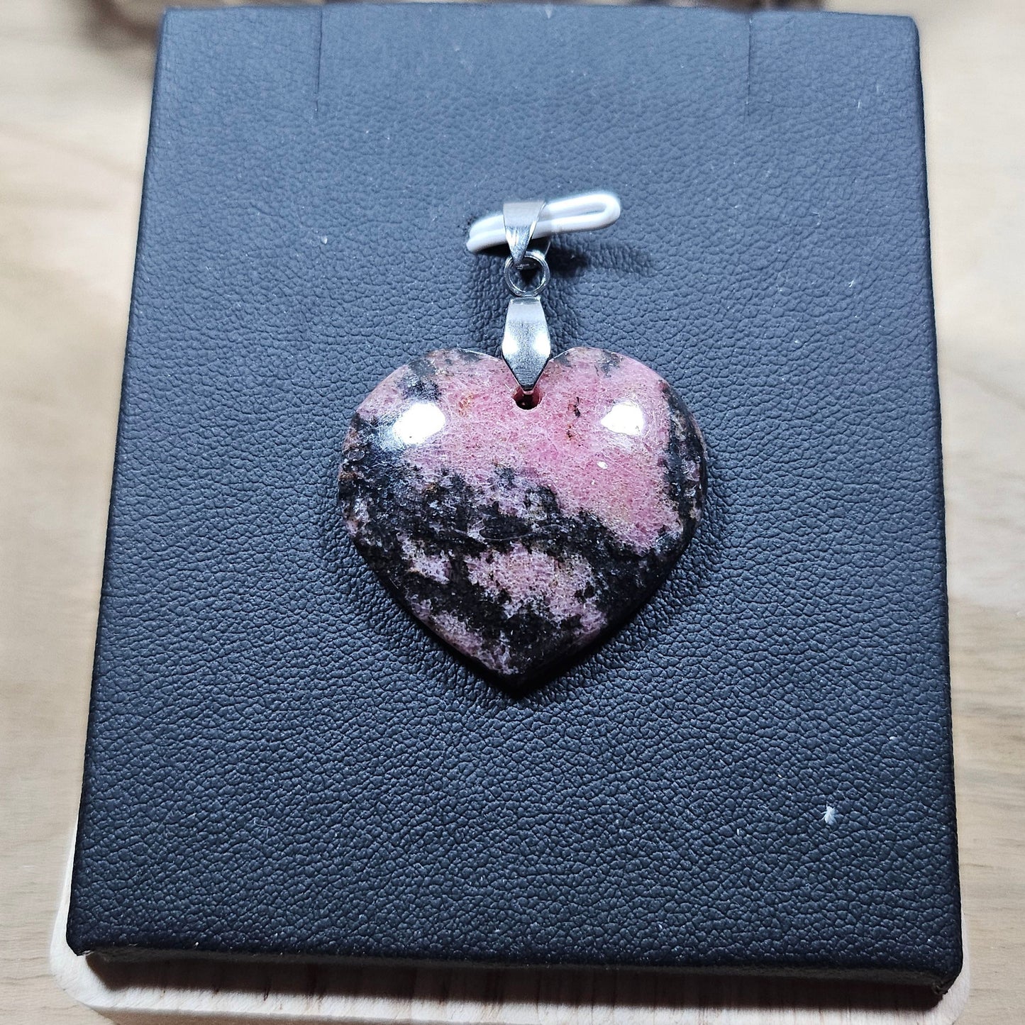 Pendentif Rhodonite