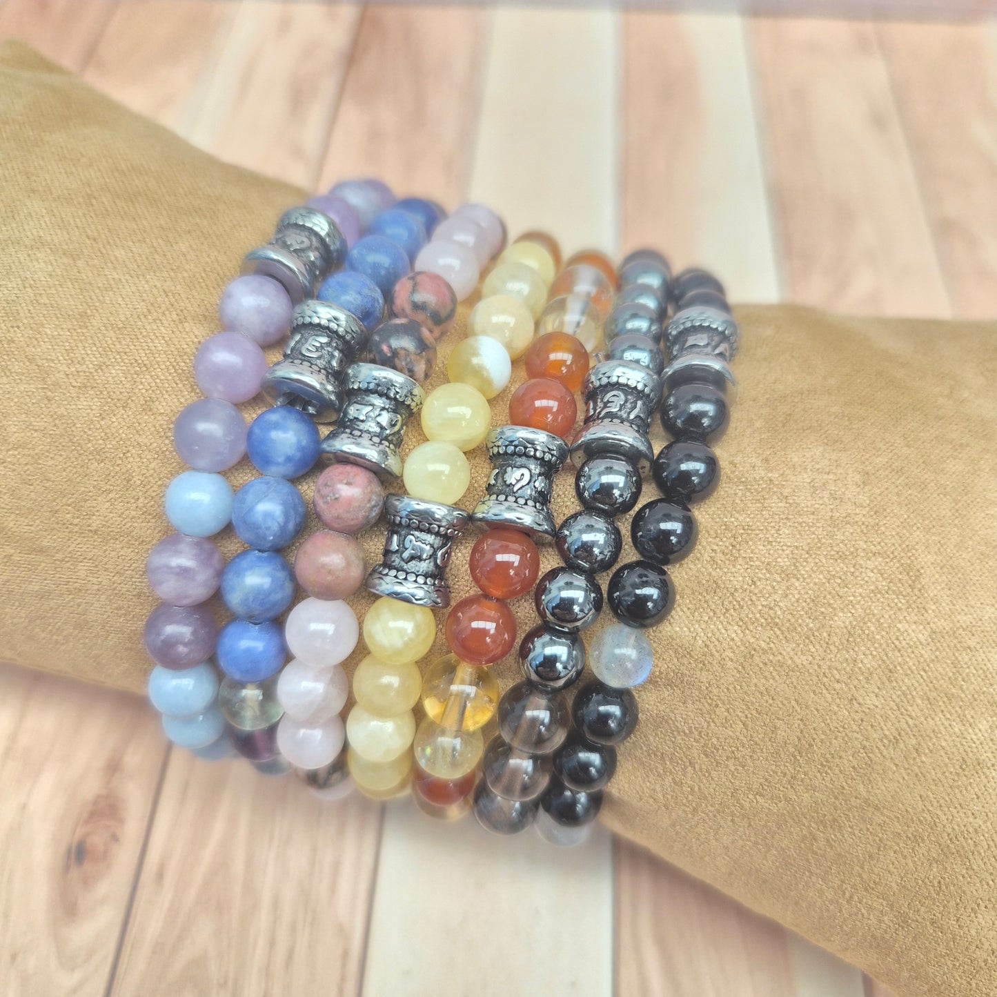 TALISMAN DE LA PROTECTION / Obsidienne Tourmaline Labradorite