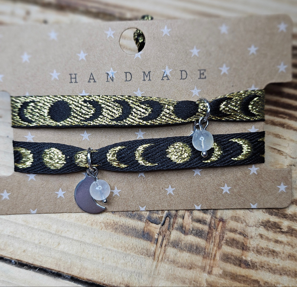 Duo Bracelets Ruban Texte