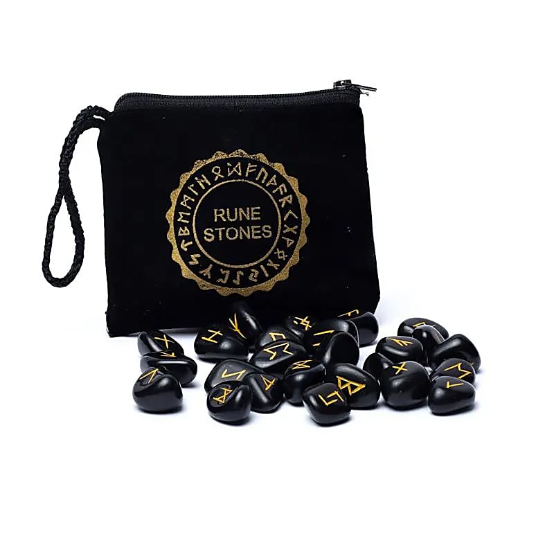Runes Améthyste / Onyx / Cristal de Roche