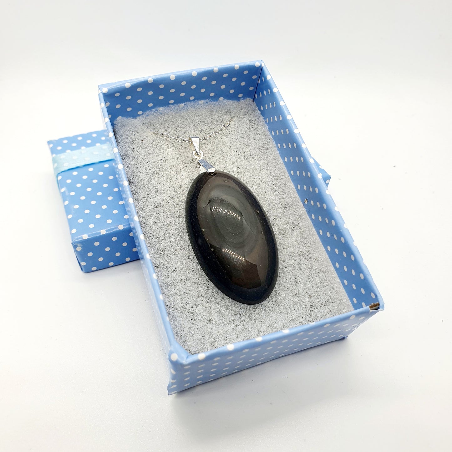 Pendentif Obsidienne Oeil Céleste