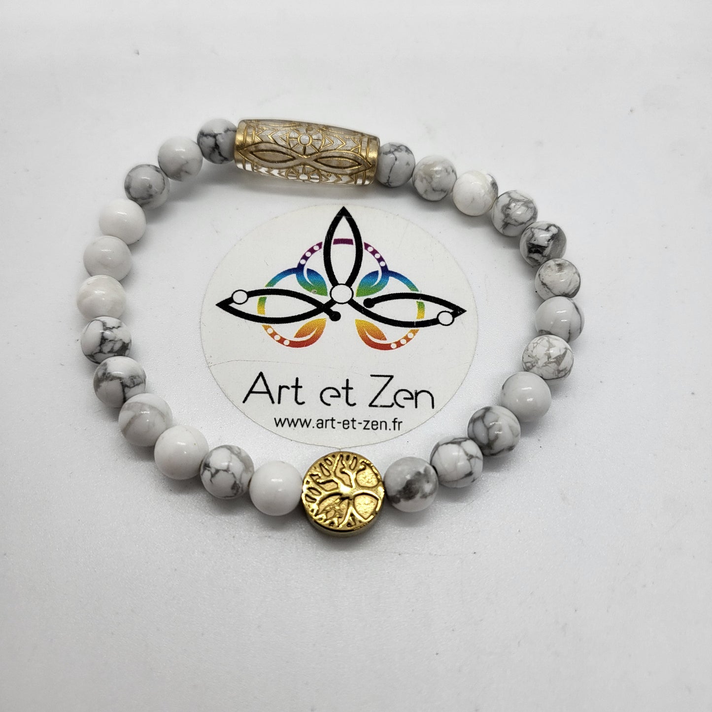 Bracelet Déesse Howlite