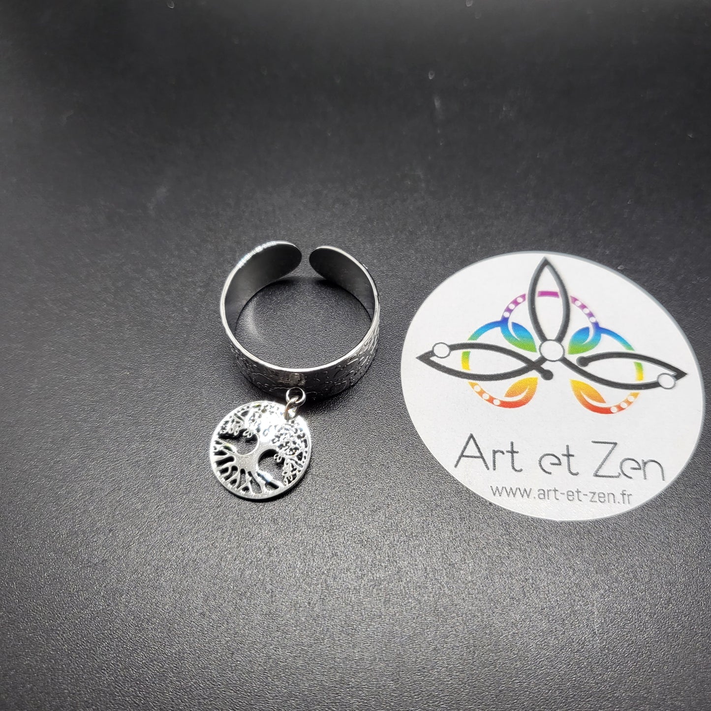 Bague Arbre de vie / Fleur de vie / Lune