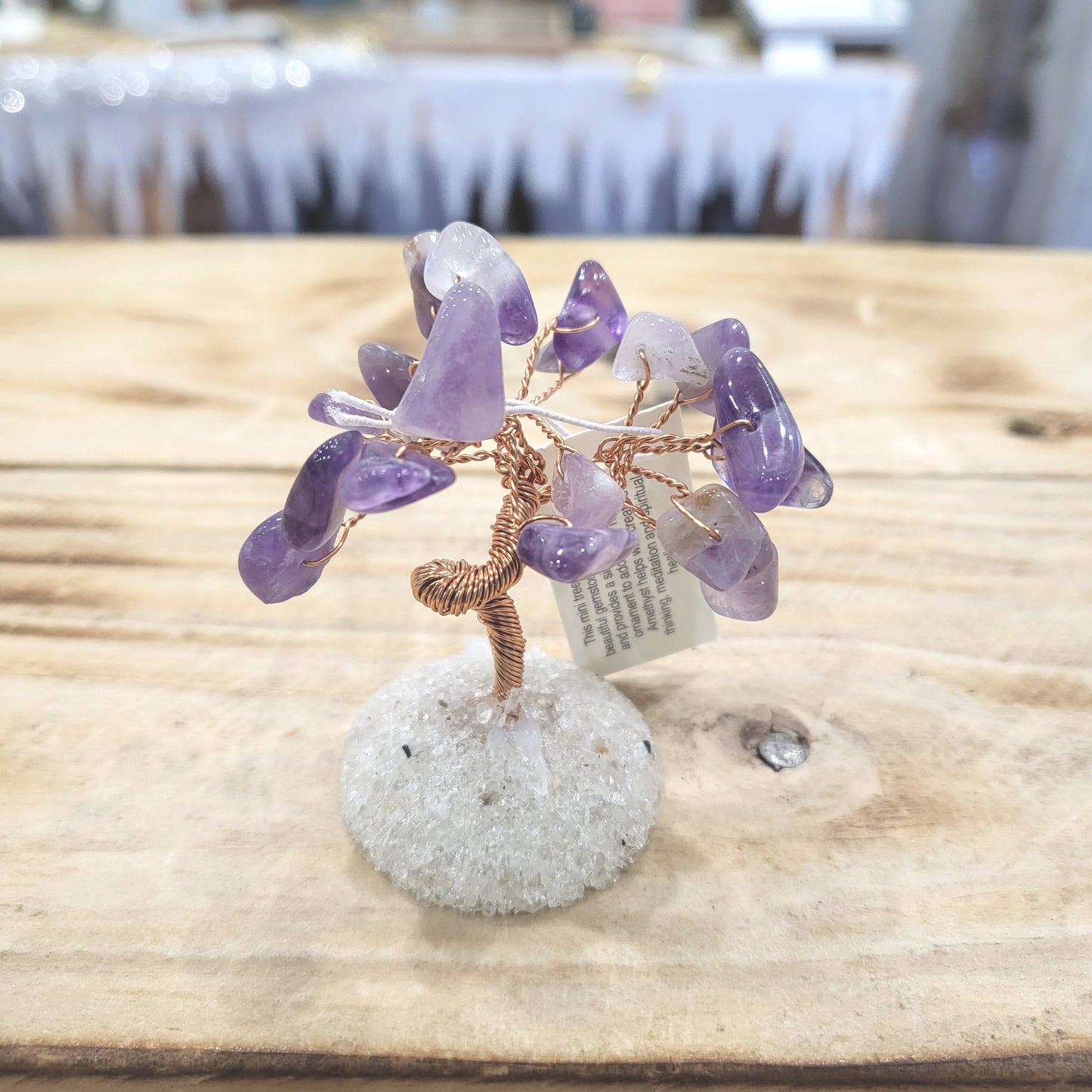 Arbre du bonheur miniature - Améthyste Aventurine Cornaline Quartz Rose