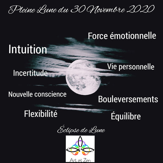 Pleine lune du 30 Novembre 2020 - sous le signe des Gémeaux