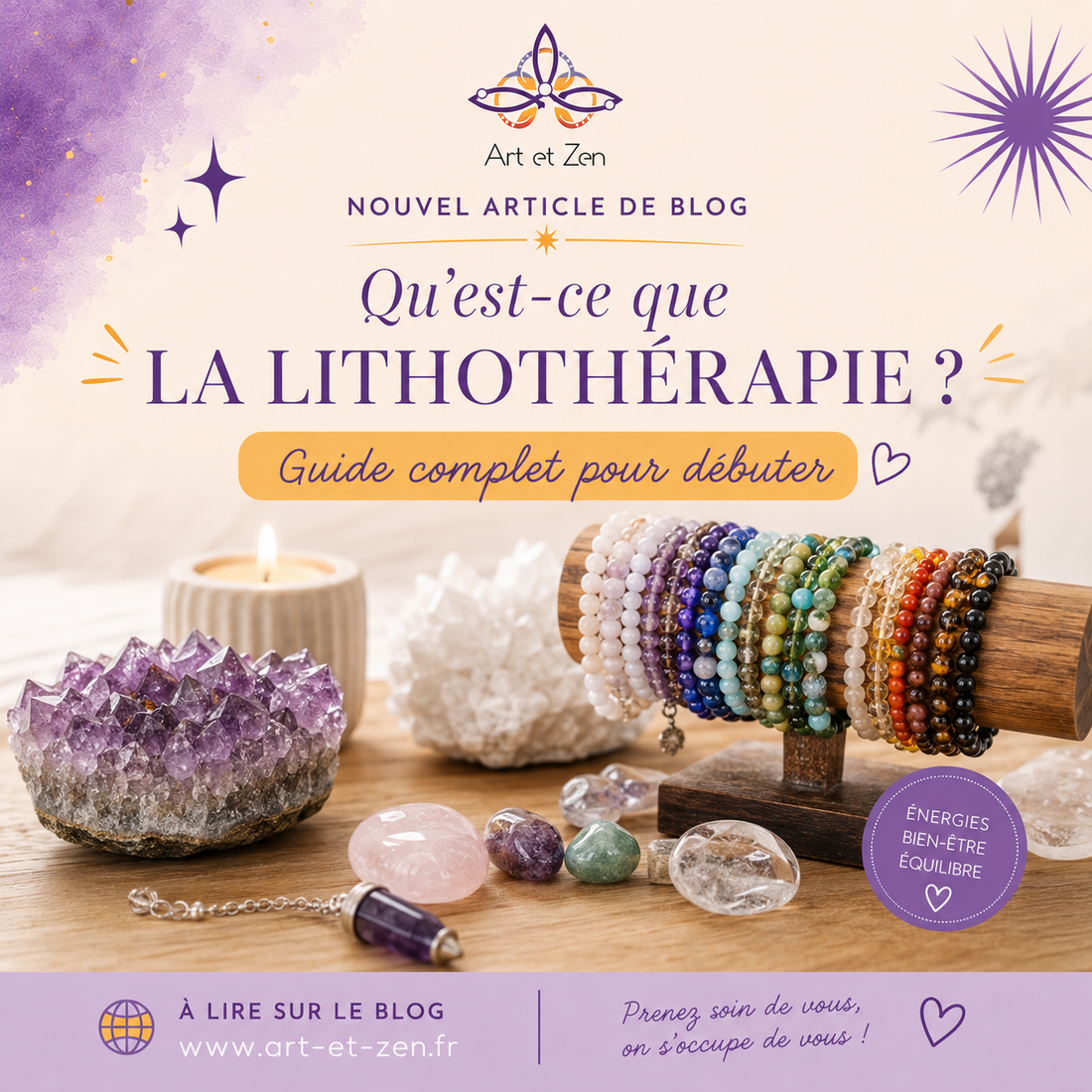 Qu'est-ce que la lithothérapie ? Guide complet pour débuter - Art et Zen