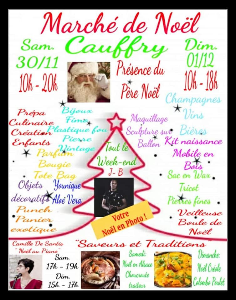 ️Marché de Noël Cauffry (60) 30/11 & 01/12
