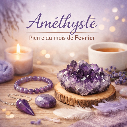Améthyste : la pierre idéale pour apaiser le stress et mieux dormir en hiver