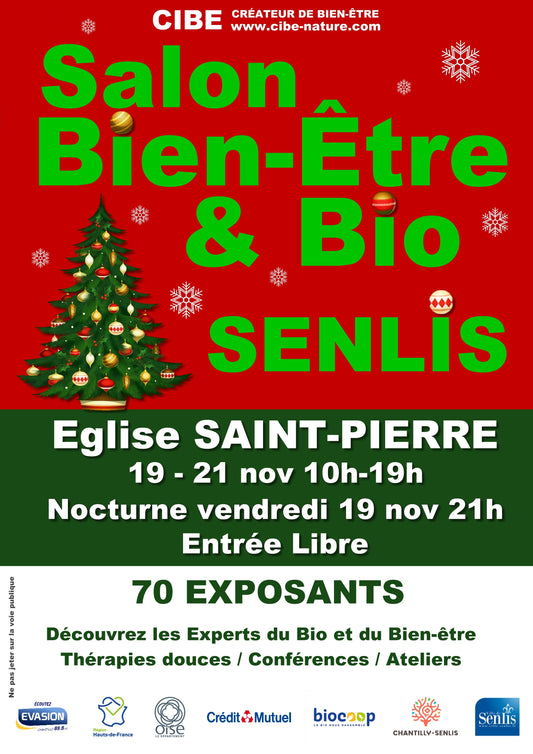 SALON BIEN-ÊTRE & BIO Senlis (60) du 19 au 21 Novembre 2021