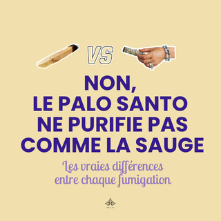 Non, le Palo Santo ne purifie pas comme la sauge — le guide complet des fumigations