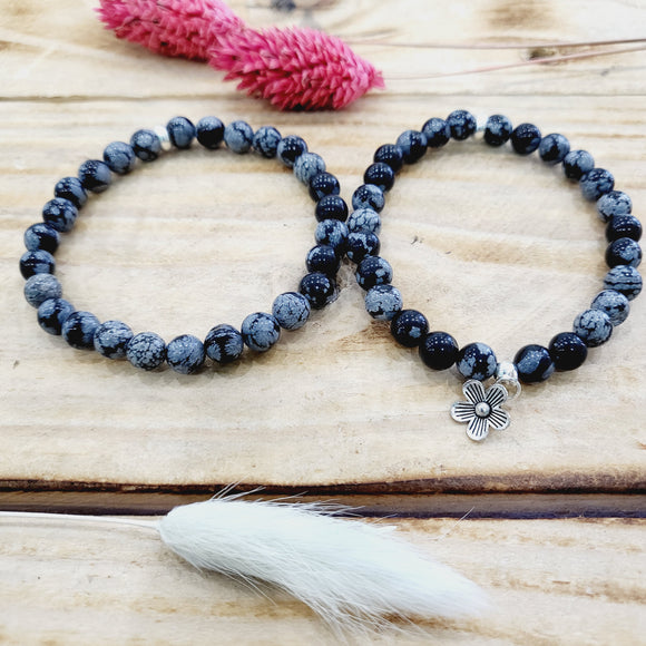 Obsidienne Flocon de Neige