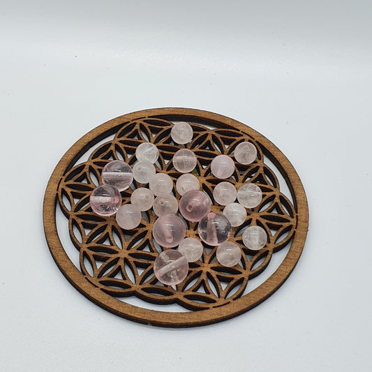 DIY Perles Quartz Rose