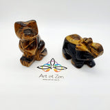 Figurines Amethyste / Obsidienne / Oeil de Tigre / Quartz Rose