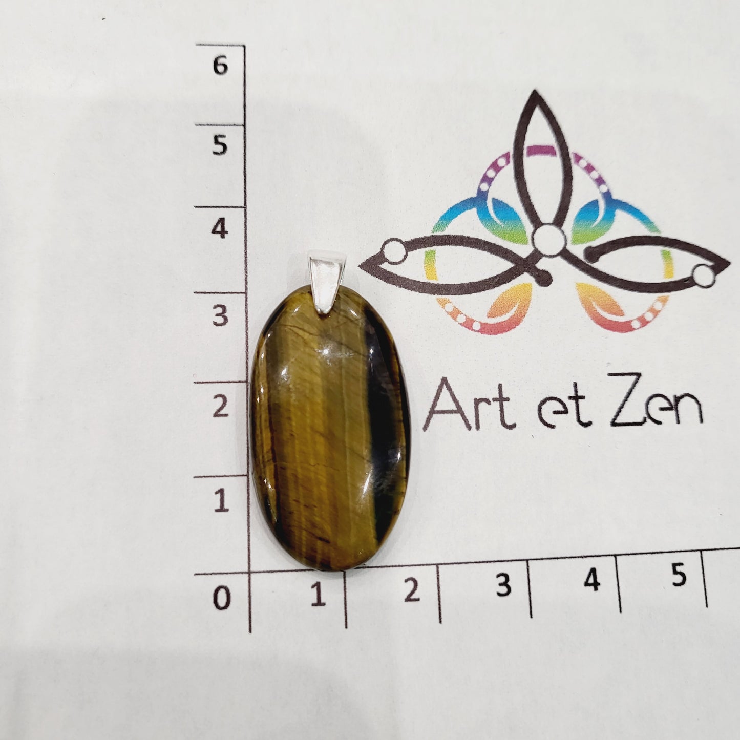 Pendentif Oeil de Tigre