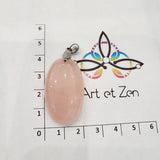 Pendentif Quartz Rose