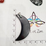 Pendentif Shungite Lune