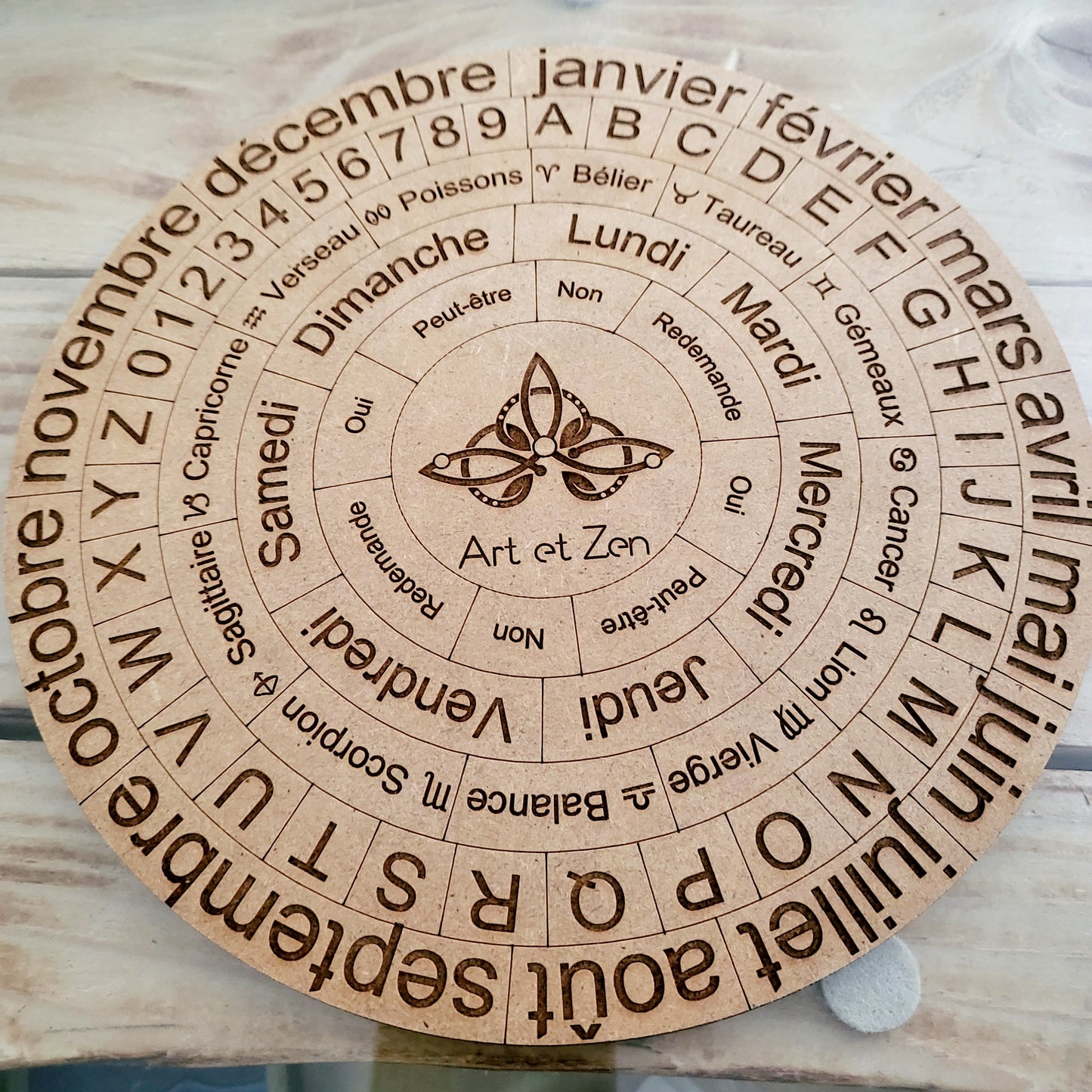 Planche de divination - Pendule – Art et Zen
