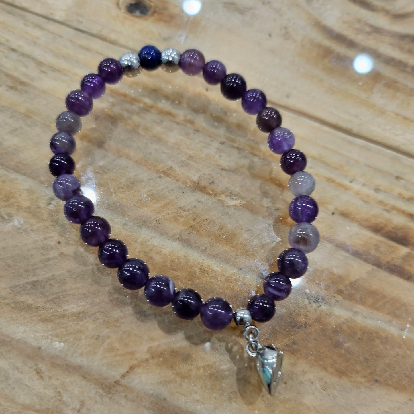 Bracelets DUO Freya Mère/Fille- Améthyste et Lapis Lazuli