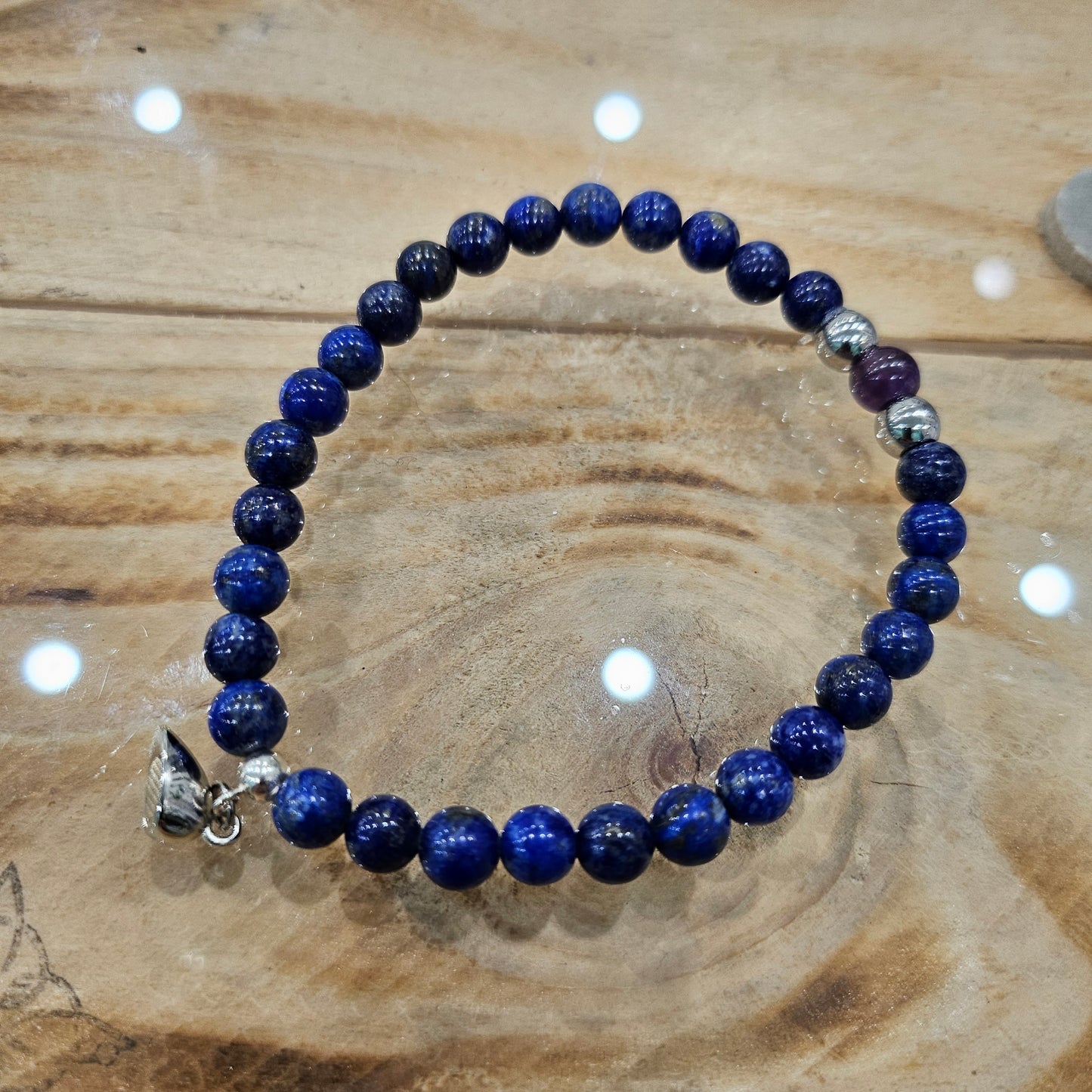 Bracelets DUO Freya Mère/Fille- Améthyste et Lapis Lazuli