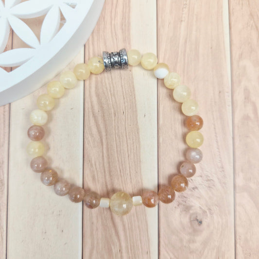 TALISMAN DE LA JOIE / Calcite Citrine Pierre de Soleil