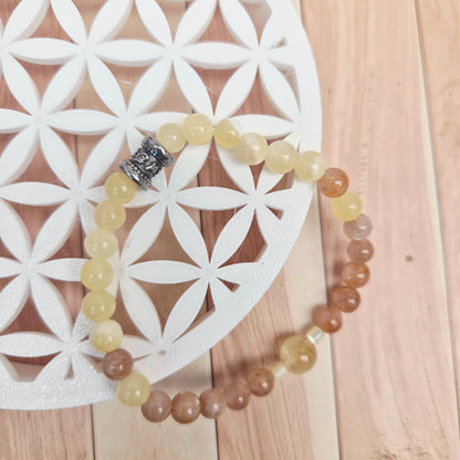 TALISMAN DE LA JOIE / Calcite Citrine Pierre de Soleil