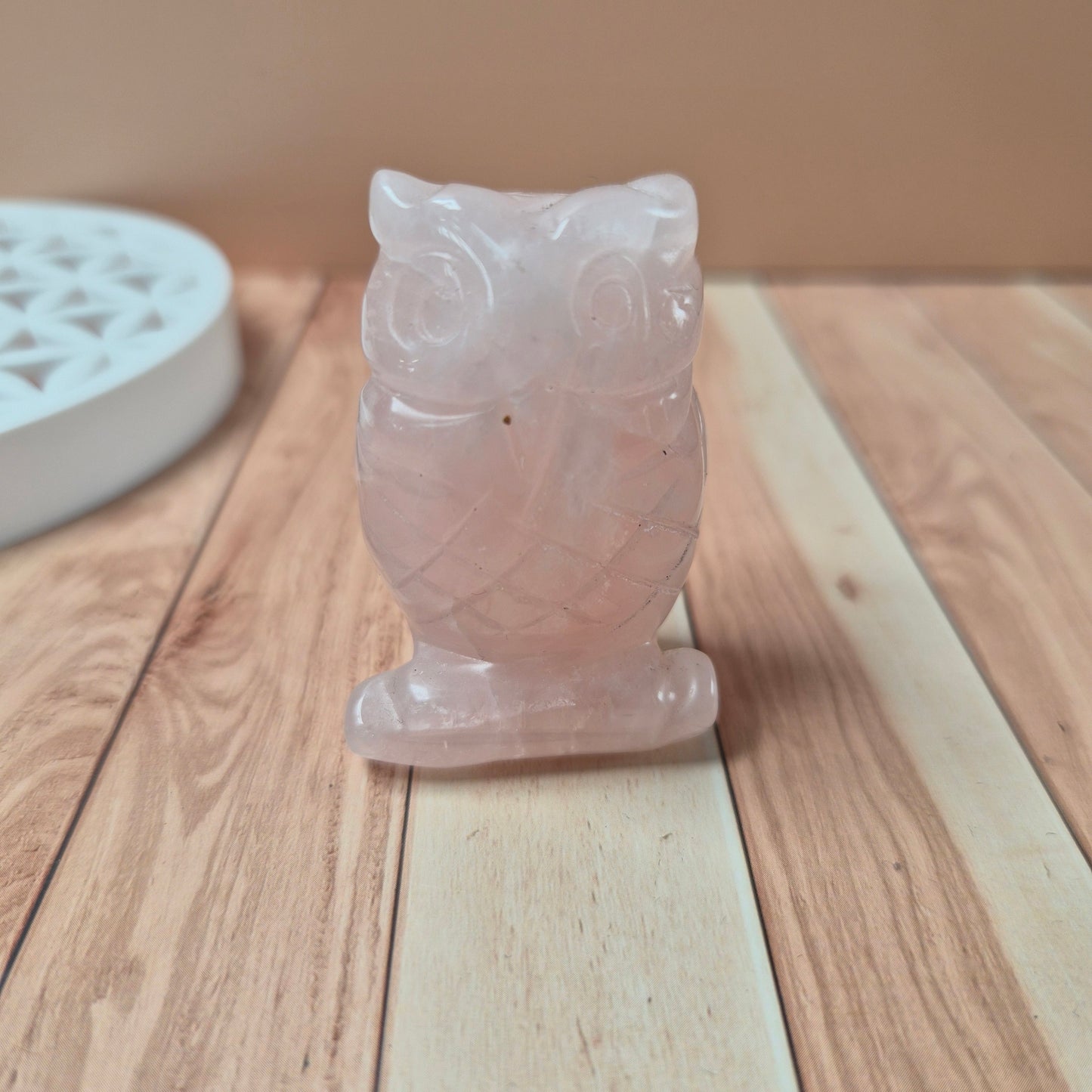 Figurines Chouette Amethyste / Aventurine / Oeil de Tigre / Quartz Rose