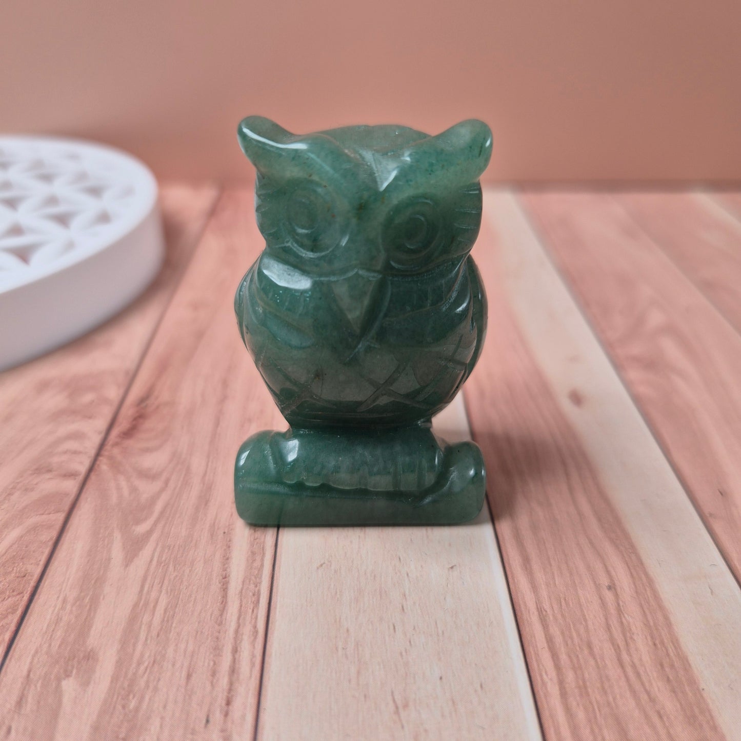 Figurines Chouette Amethyste / Aventurine / Oeil de Tigre / Quartz Rose