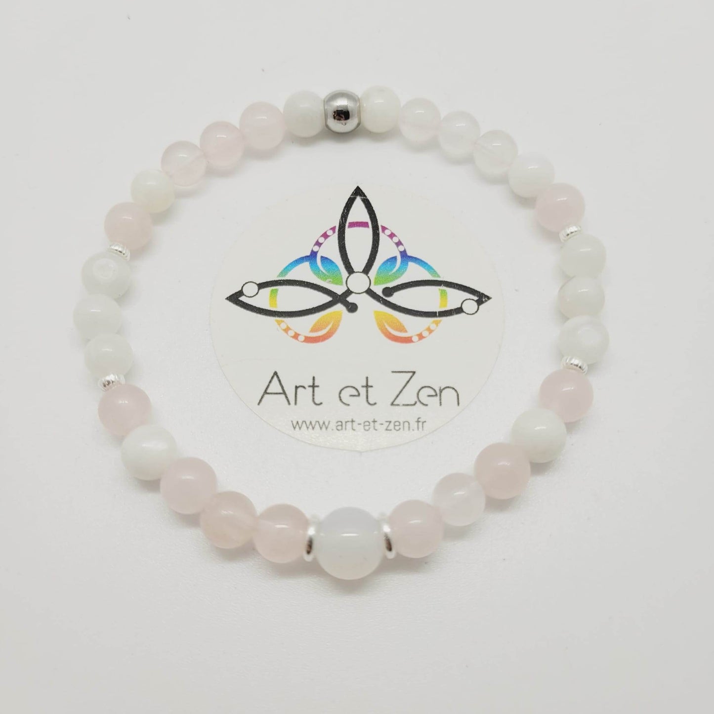 Box Mon Féminin Sacré - Améthyste, Labradorite, Agate Blanche, Quartz Rose, Pierre De Lune
