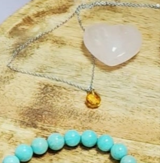 Collier Citrine