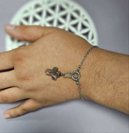 Collection Astéria – Interchangeables Oeil de tigre / Quartz rose / Agate / Cornaline / Lapis / Labradorite