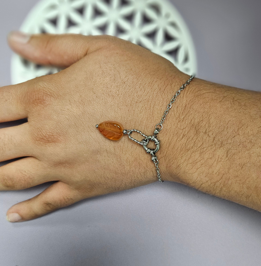 Collection Astéria – Interchangeables Oeil de tigre / Quartz rose / Agate / Cornaline / Lapis / Labradorite
