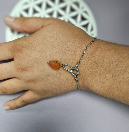 Collection Astéria – Interchangeables Oeil de tigre / Quartz rose / Agate / Cornaline / Lapis / Labradorite