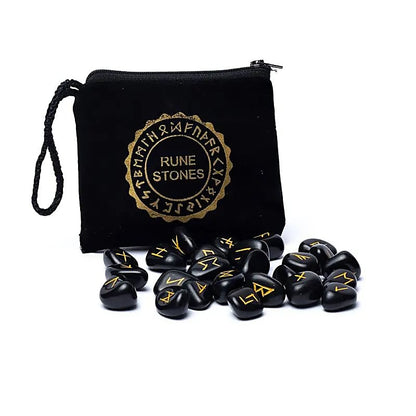 Runes Améthyste / Onyx / Cristal de Roche