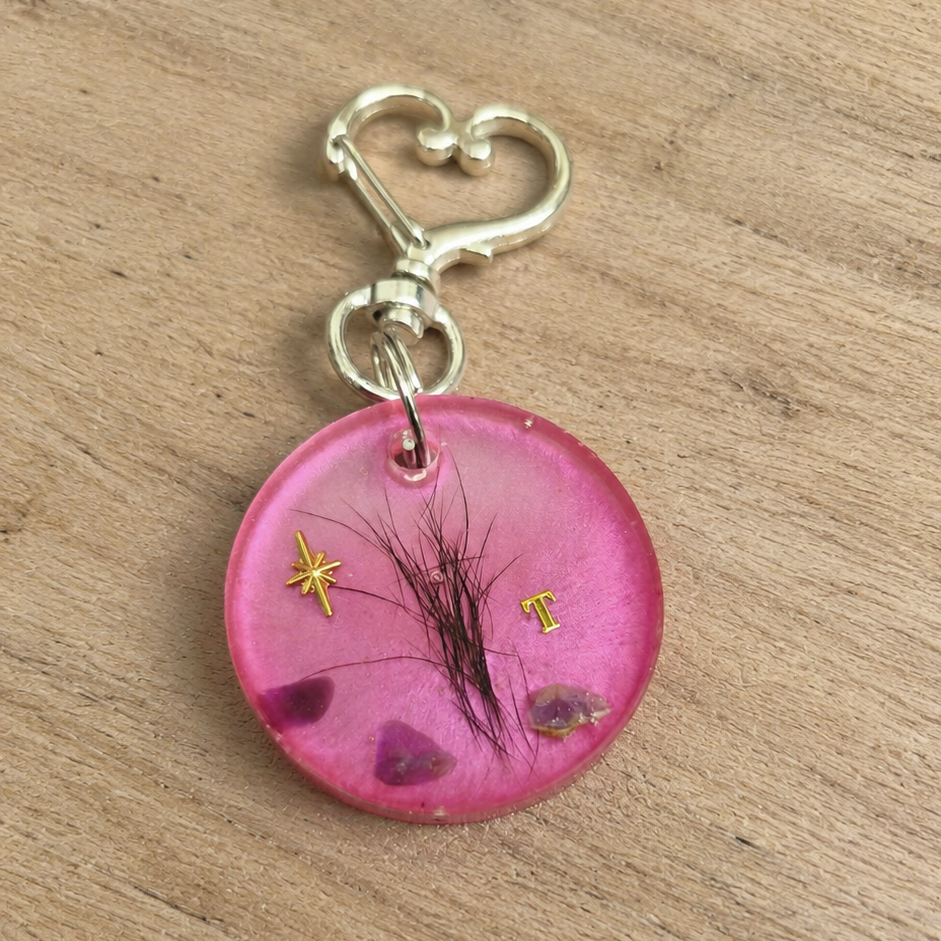 Bijou souvenir mèche de cheveux ou poils, Une Part de Toi