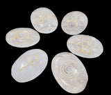 Wicca - Symboles en Onyx / Cristal de Roche