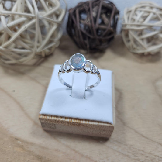 Bague Argent Grenat rouge / Quartz Rose / Opale / Turquoise / Labradorite / larimar