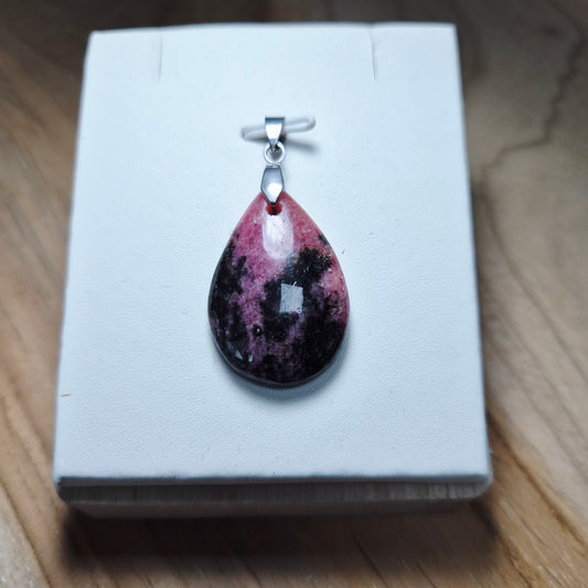 Pendentif Rhodonite
