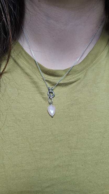 Collection Astéria – Interchangeables Oeil de tigre / Quartz rose / Agate / Cornaline / Lapis / Labradorite