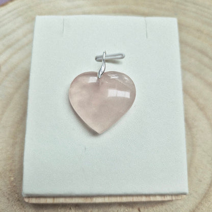 Pendentif Quartz Rose