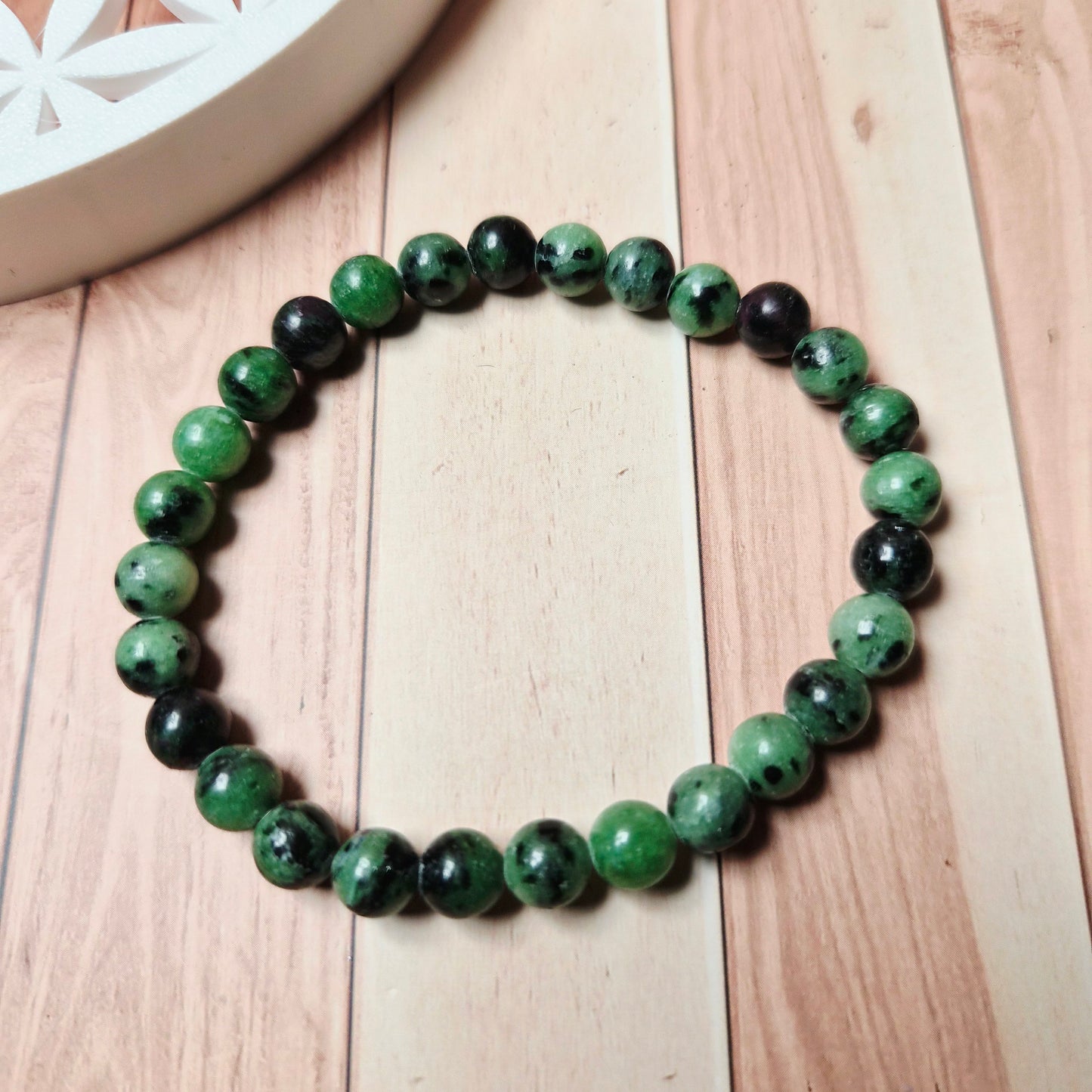 Bracelet Rubis-Zoïsite