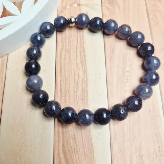 Bracelet Cordiérite (Iolite)