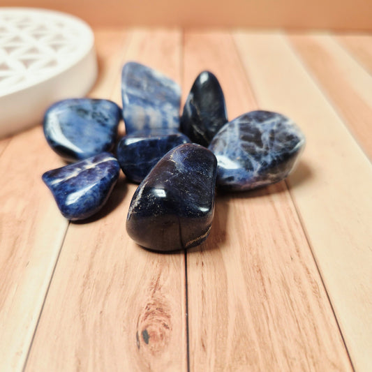 Pierre roulée Sodalite