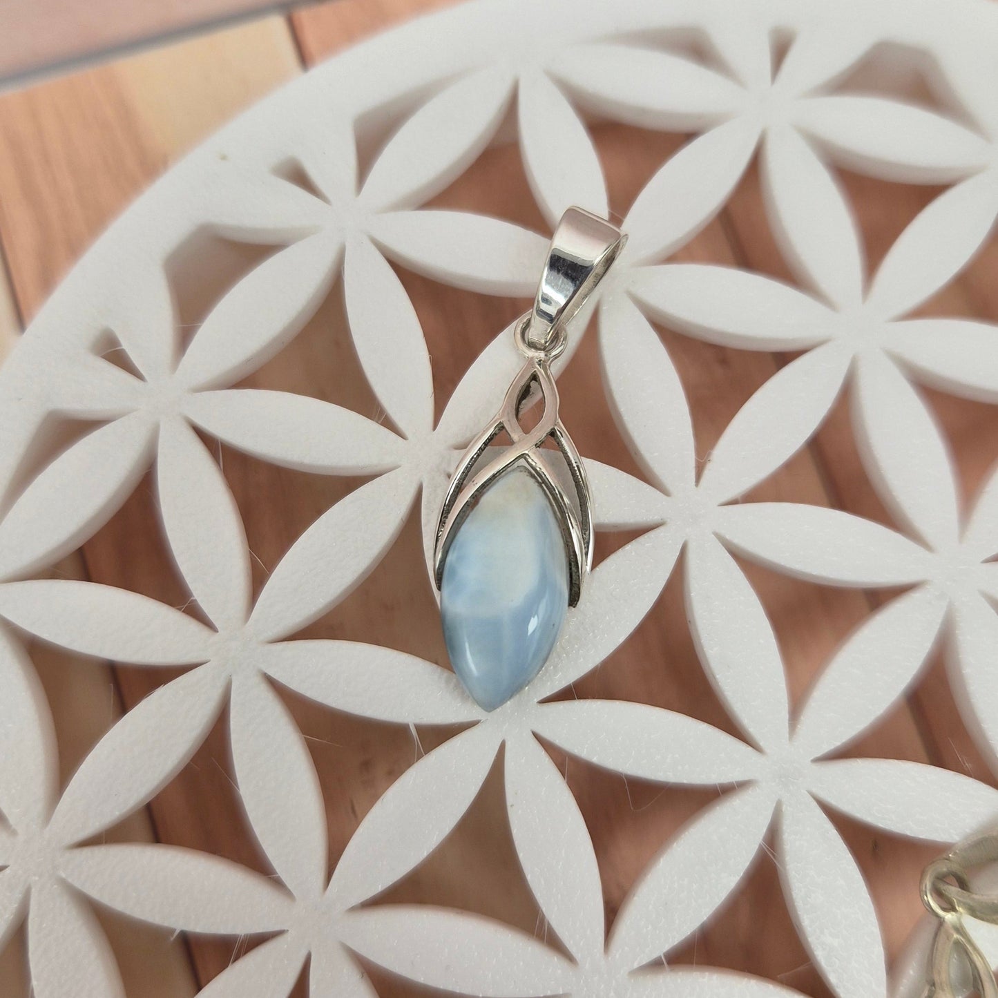 Pendentif Elfique Amazonite / Amethyste / Labradorite / Larimar / Lapis Lazuli / Oeil de Tigre
