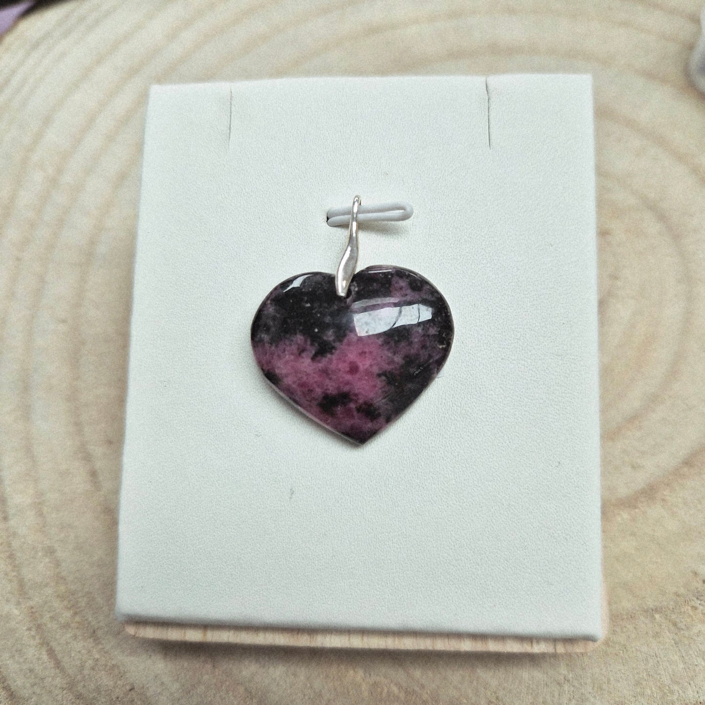 Pendentif Rhodonite