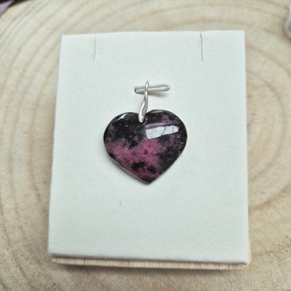 Pendentif Rhodonite